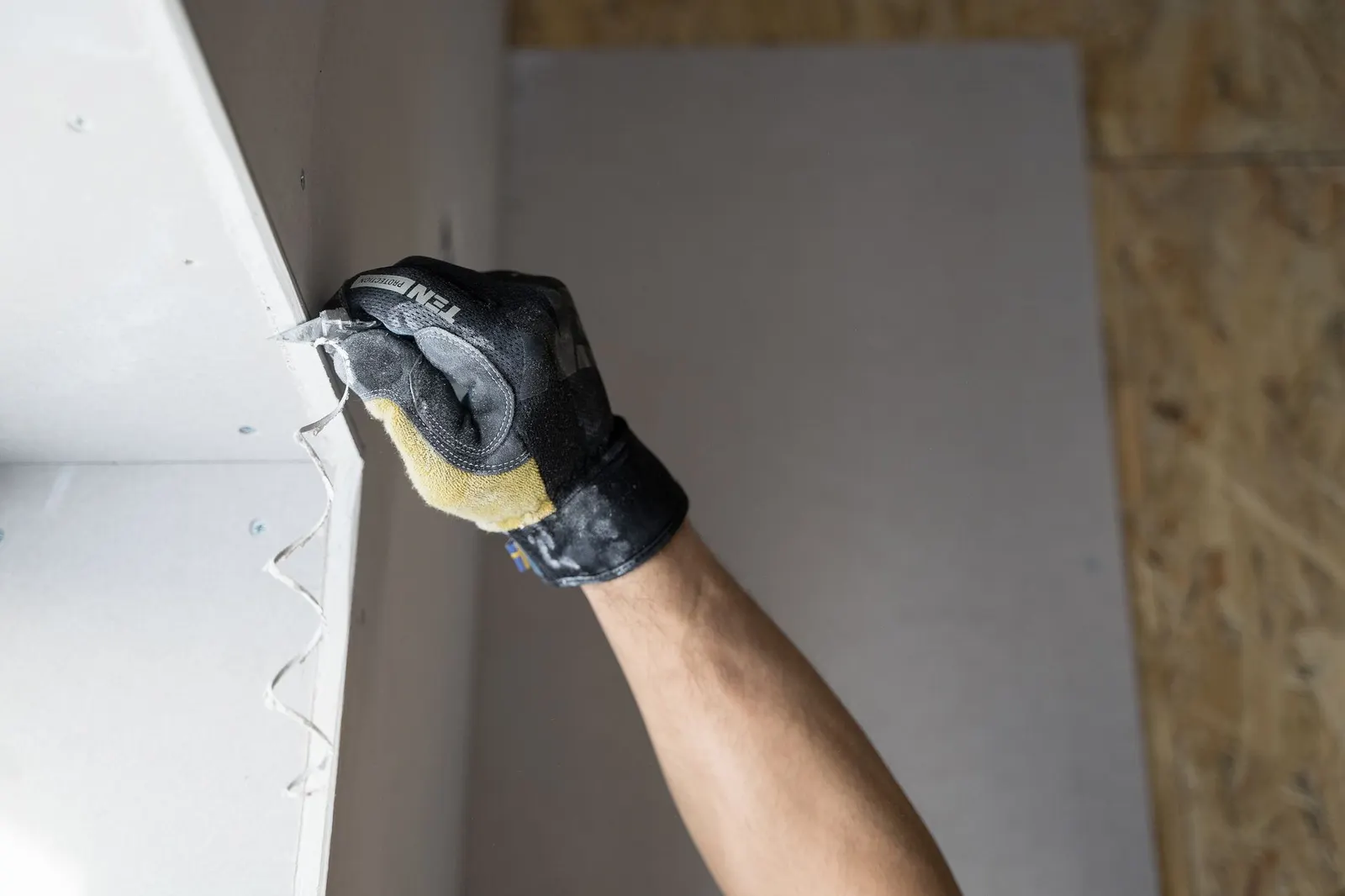 Drywall repair and patching before painting in a home near Swannanoa NC